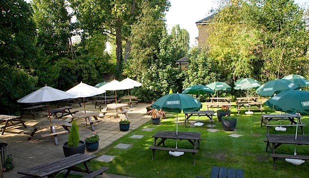 Outdoors restaurant area at Premier Inn Hotel Colchester Cowdray Avenue (A133)